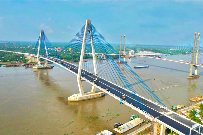 The My Thuan 2 Bridge and the My Thuan - Can Tho Expressway have been opened to traffic